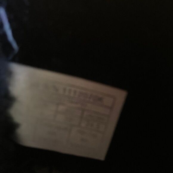 UGG Suede Boots Mini Fluff Quilted Sz 7 EU 38 Black Slip On Fur Top 3 Color Logo - Picture 9 of 10